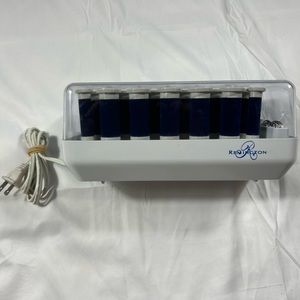 Remington KF-20-1 Hair setter Flocked Velvet Hot Rollers Hair Curlers with Clips